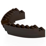 Boat Hull Section, Brick 16 × 10 × 3 in Dark Brown