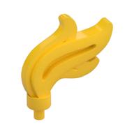 Flame / Headwear Accessory Plume / Feather, Triple Point Gelb