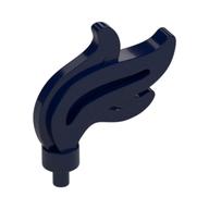 Flame / Headwear Accessory Plume / Feather, Triple Point Dark Blue