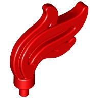Flame / Headwear Accessory Plume / Feather, Triple Point Rot