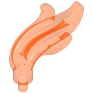 Flame / Headwear Accessory Plume / Feather, Triple Point Trans-Neon Orange