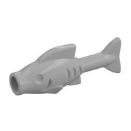 Animal, Fish [Hollow Stud Mouth] Perlhellgrau
