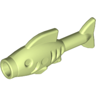Animal, Fish [Hollow Stud Mouth] Gelbgrün