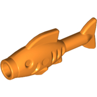 Animal, Fish [Hollow Stud Mouth] Orange