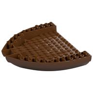 Boat Hull Section, Brick 16 × 13 × 2 in Rotbraun