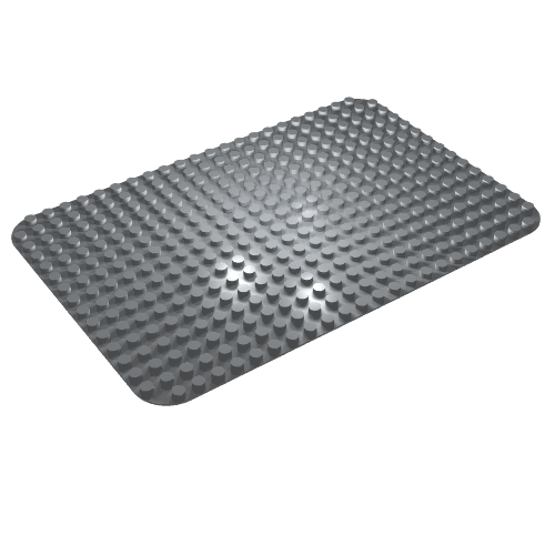 Duplo Grundplatte 16 × 24 Hellblaugrau