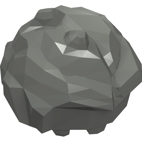 Head Special, Rock Monster, Jaw Upper [Type 1] Dunkelblaugrau