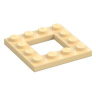 Plate Special 4 × 4 with 2 × 2 Opening Tan