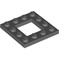 Plate Special 4 × 4 with 2 × 2 Opening Dunkelblaugrau