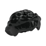 Hair Short with Braid around Sides, Hole On Top Schwarz