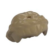 Hair Short with Braid around Sides, Hole On Top Dunkelbeige
