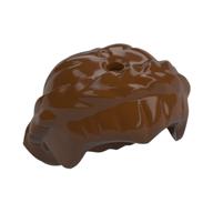 Hair Short with Braid around Sides, Hole On Top Reddish Brown