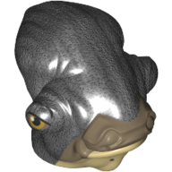 Minifig Head Special, Mon Calamari with Tan Dewlap (Admiral Raddus) Perltitan