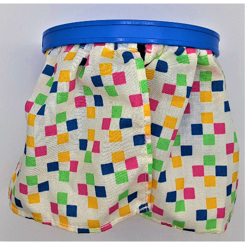 Duplo Shower Curtains, with Plate 6 × 5 Blue