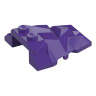 Brick Wedged, Sloped 4 × 4 Fractured Polygon Top Dunkellila