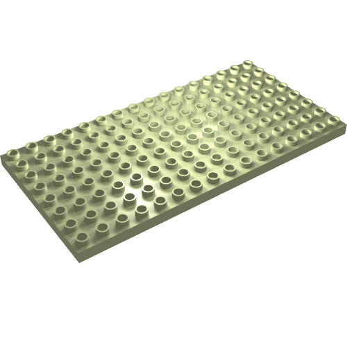 Duplo Plate 8 × 16 Light Lime