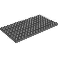 Duplo Platte 8 × 16 Dunkelblaugrau