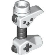 Game Controller / Weapon Hilt with Black Buttons White
