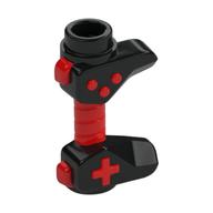 Game Controller / Weapon Hilt with Red Buttons Pattern Schwarz