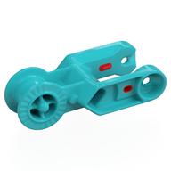 Duplo Digger Bucket Arm Double with Reinforced Locking Ring Medium Azure