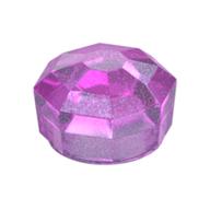 Plate Special 8-Sided Crystal/Gem 1 × 1 × 2/3 Opal Trans-Dark Pink