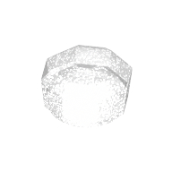 Plate Special 8-Sided Crystal/Gem 1 × 1 × 2/3