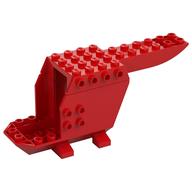 Helicopter Body 4 × 14 × 5 Rot