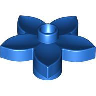 Duplo Pflanze, Blume mit 1 Noppe oben Blau