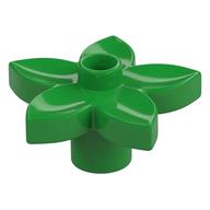 Duplo Plant, Flower with 1 Top Stud Bright Green