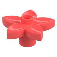 Duplo Plant, Flower with 1 Top Stud Coral