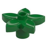 Duplo Plant, Flower with 1 Top Stud Green