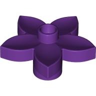 Duplo Pflanze, Blume mit 1 Noppe oben Lila