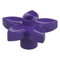 Duplo Pflanze, Blume mit 1 Noppe oben Dunkellila