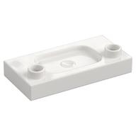 Duplo Tile 2 × 4, Sink White