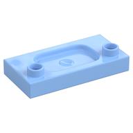 Duplo Tile 2 × 4, Sink Bright Light Blue
