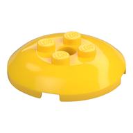 Dish 4 × 4 with 4 Studs Yellow