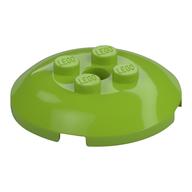 Dish 4 × 4 with 4 Studs Lime