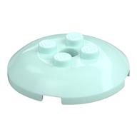Dish 4 × 4 with 4 Studs Light Aqua