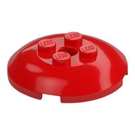 Dish 4 × 4 with 4 Studs Red