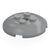 Dish 4 × 4 with 4 Studs Light Bluish Gray