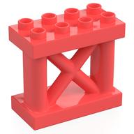 Duplo Support 2 × 4 × 3, Girder Coral