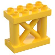 Duplo Support 2 × 4 × 3, Girder Yellow