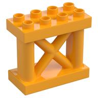 Duplo Support 2 × 4 × 3, Girder Bright Light Orange
