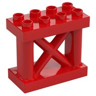 Duplo Support 2 × 4 × 3, Girder Red