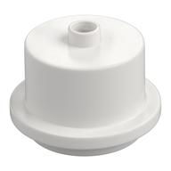 Duplo Food 2 × 2 Round Cake with Stud on Top [Plain] White