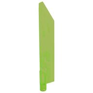Large Figure Weapon Sword, Blade with Bar, Single Edge in Trans-Bright Green