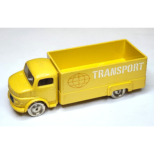 HO Scale Mercedes Box Truck with 'TRANSPORT' Print