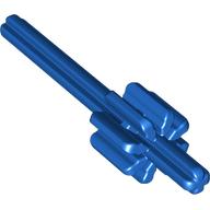 Duplo Technic Axle 5L with Paddle Wheel Gear 8 Tooth Blue