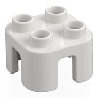 Duplo Chair with no Back / Stool White