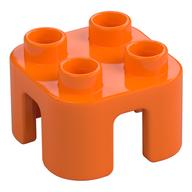 Duplo Chair with no Back / Stool Orange